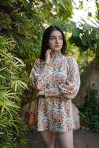 Ivory Mirage Shirt Dress