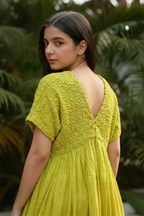 Lime Bloom Top