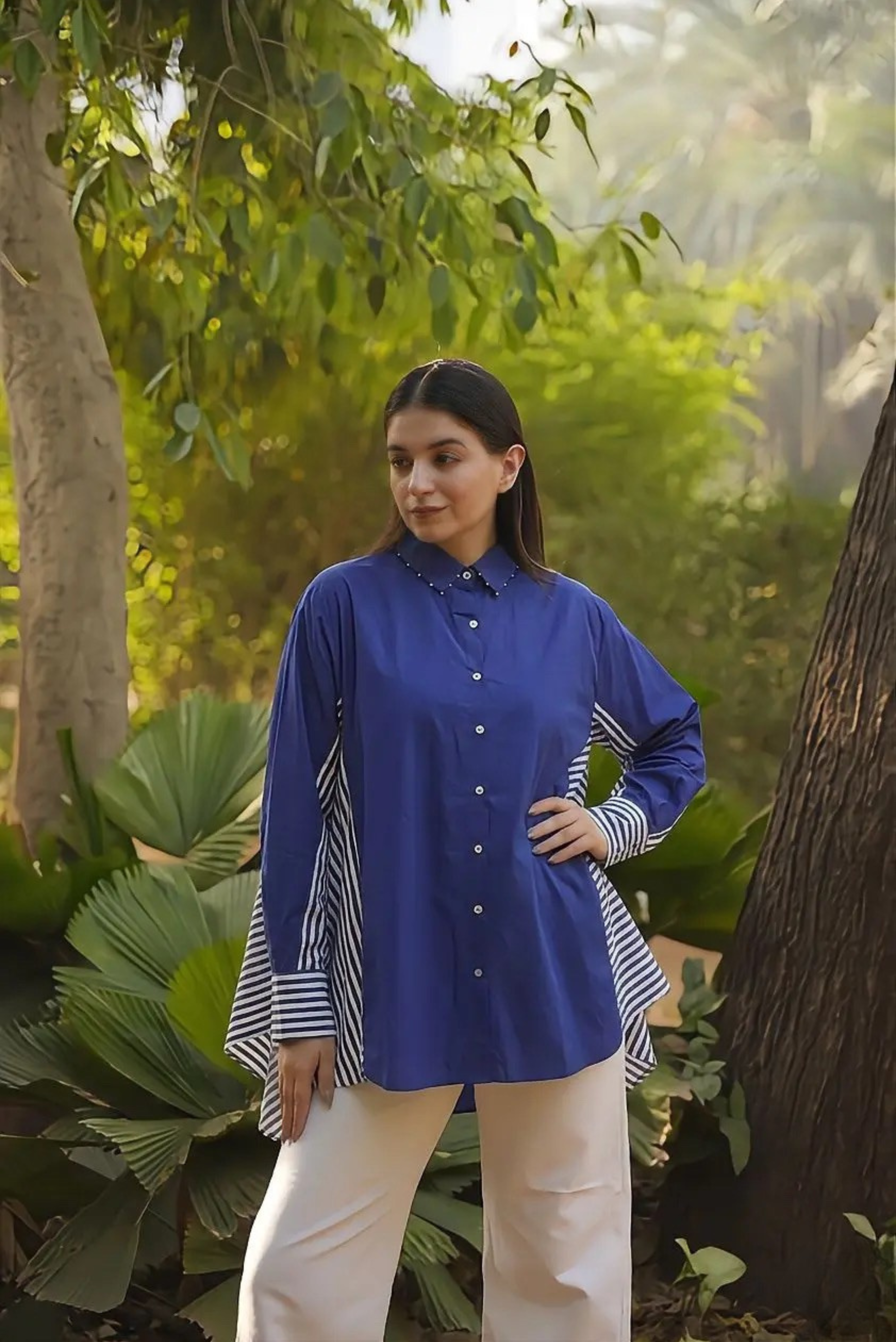 Cobalt Drift Shirt