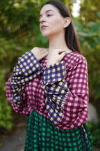 Gingham Cotton Dress