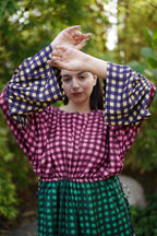 Gingham Cotton Dress