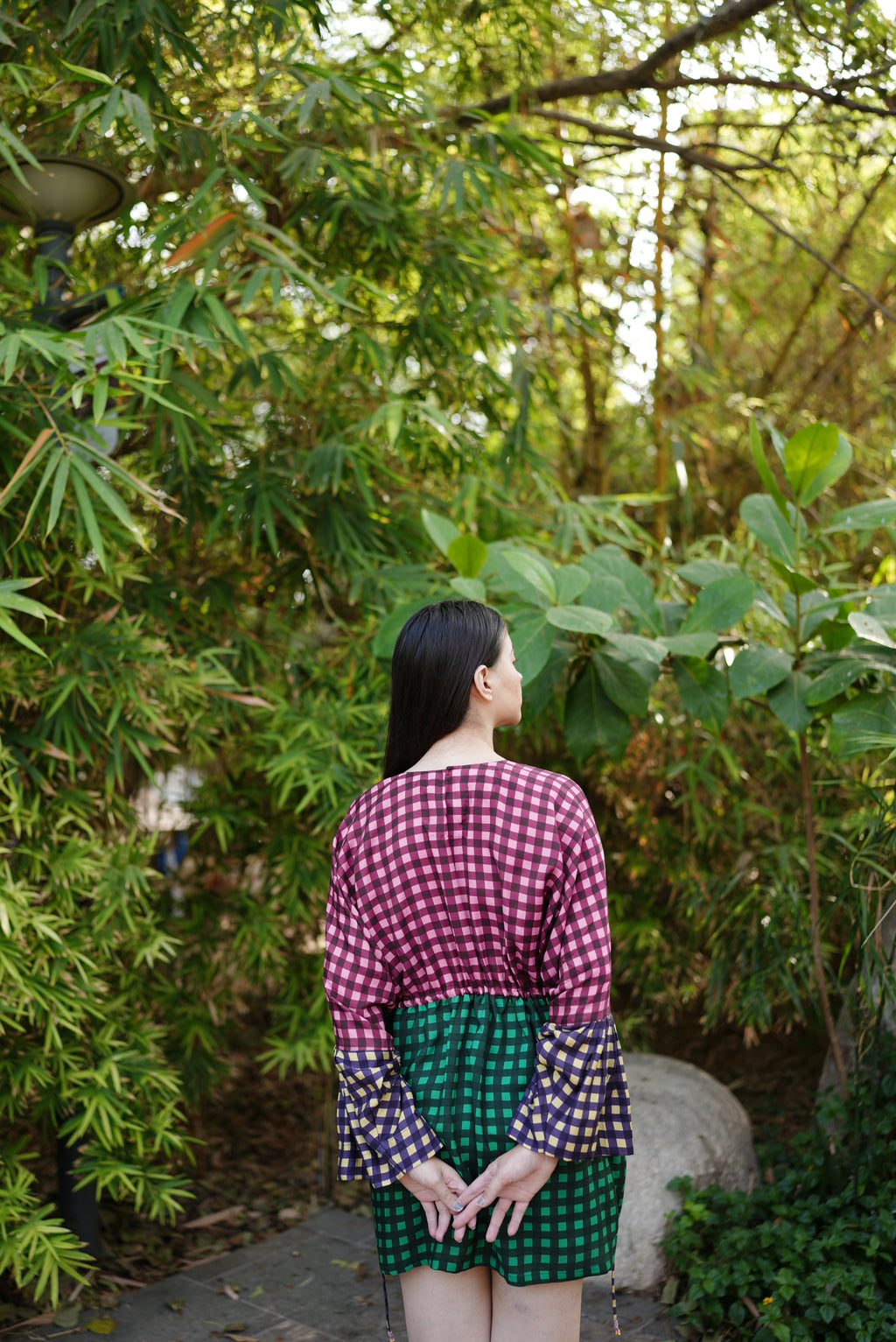 Gingham Cotton Dress