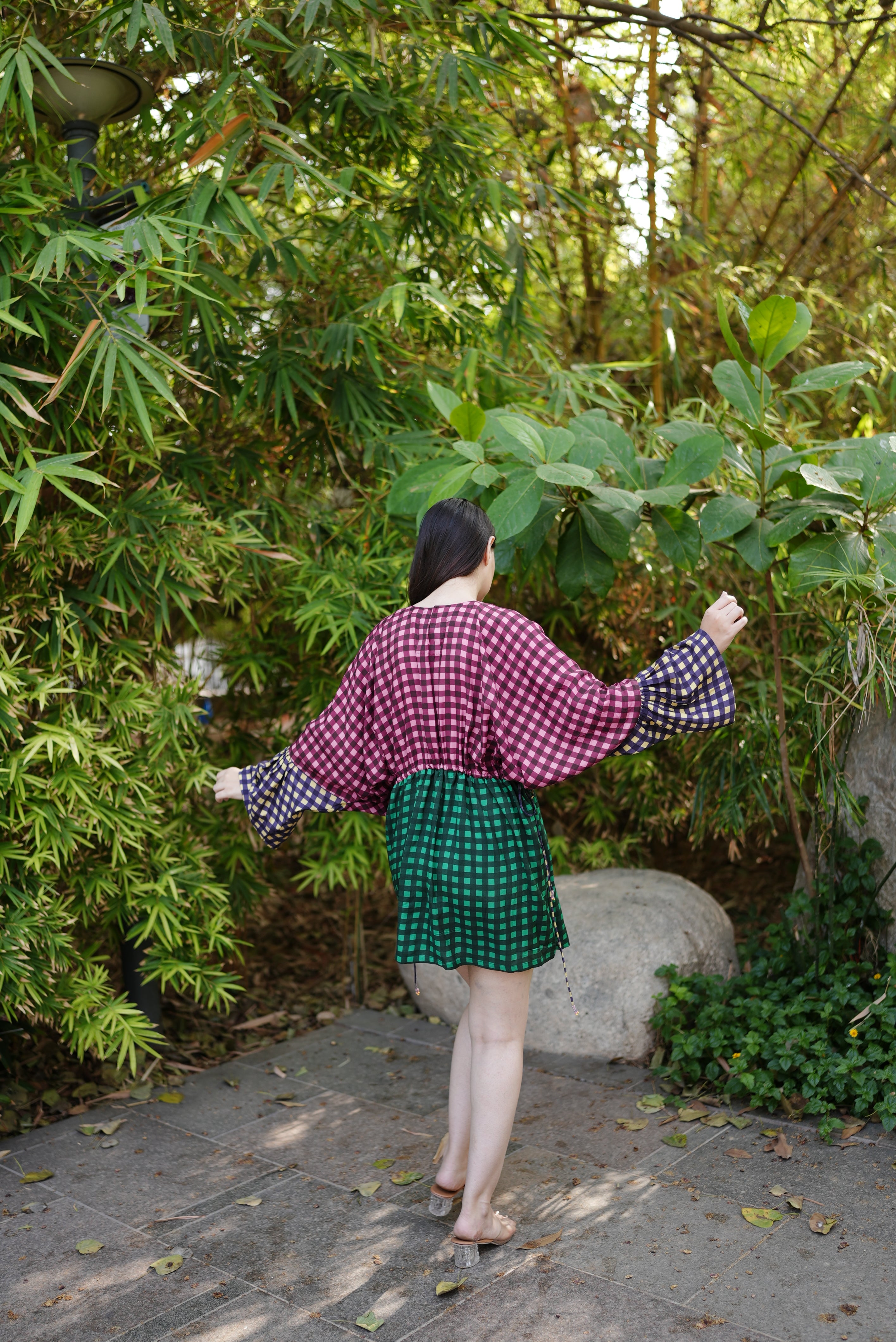 Gingham Cotton Dress