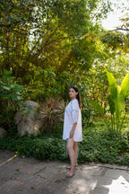 Indigo Trace Cotton Dress