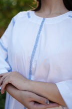 Indigo Trace Cotton Dress