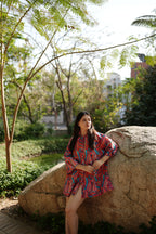 Prism Lines Cotton Dress