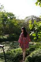 Prism Lines Cotton Dress