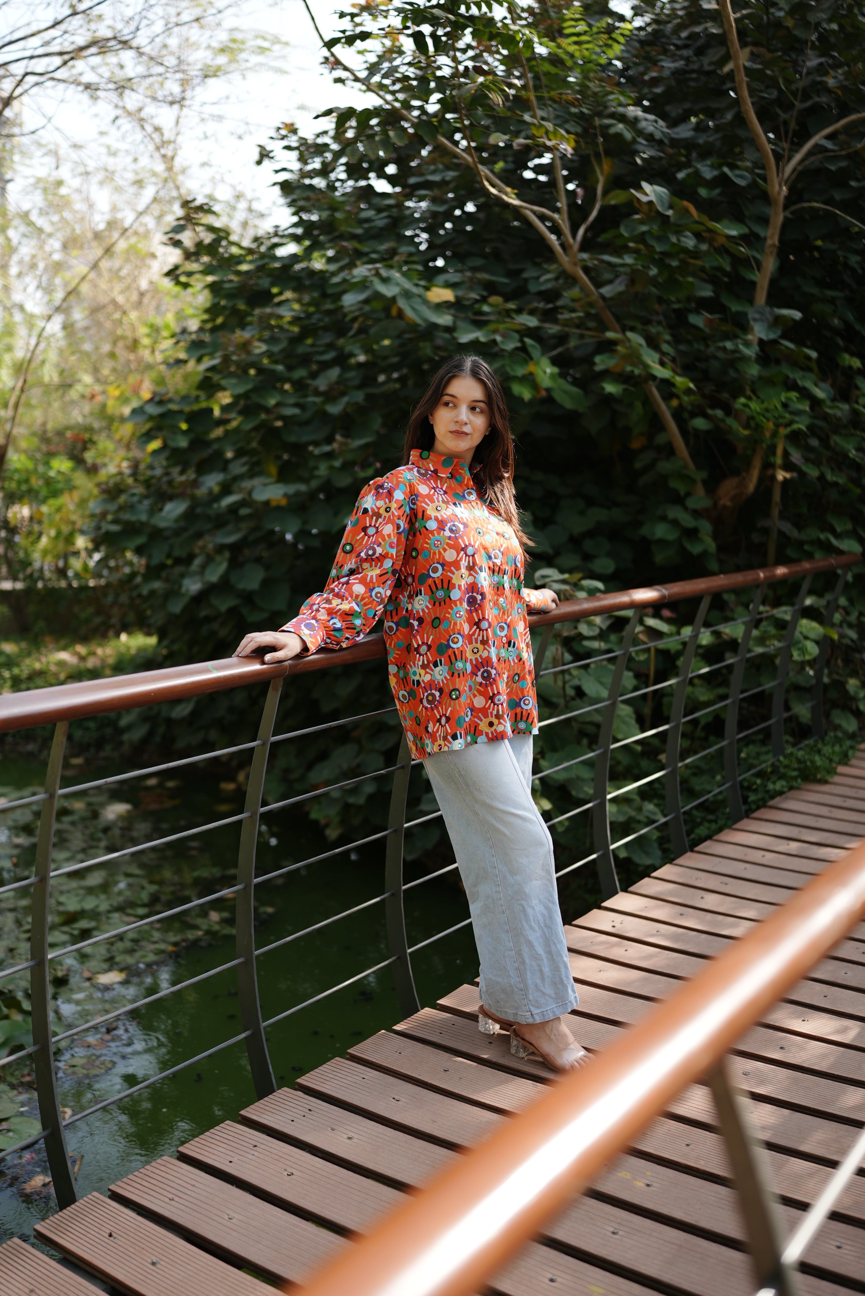 Garden Pop Cotton Shirt