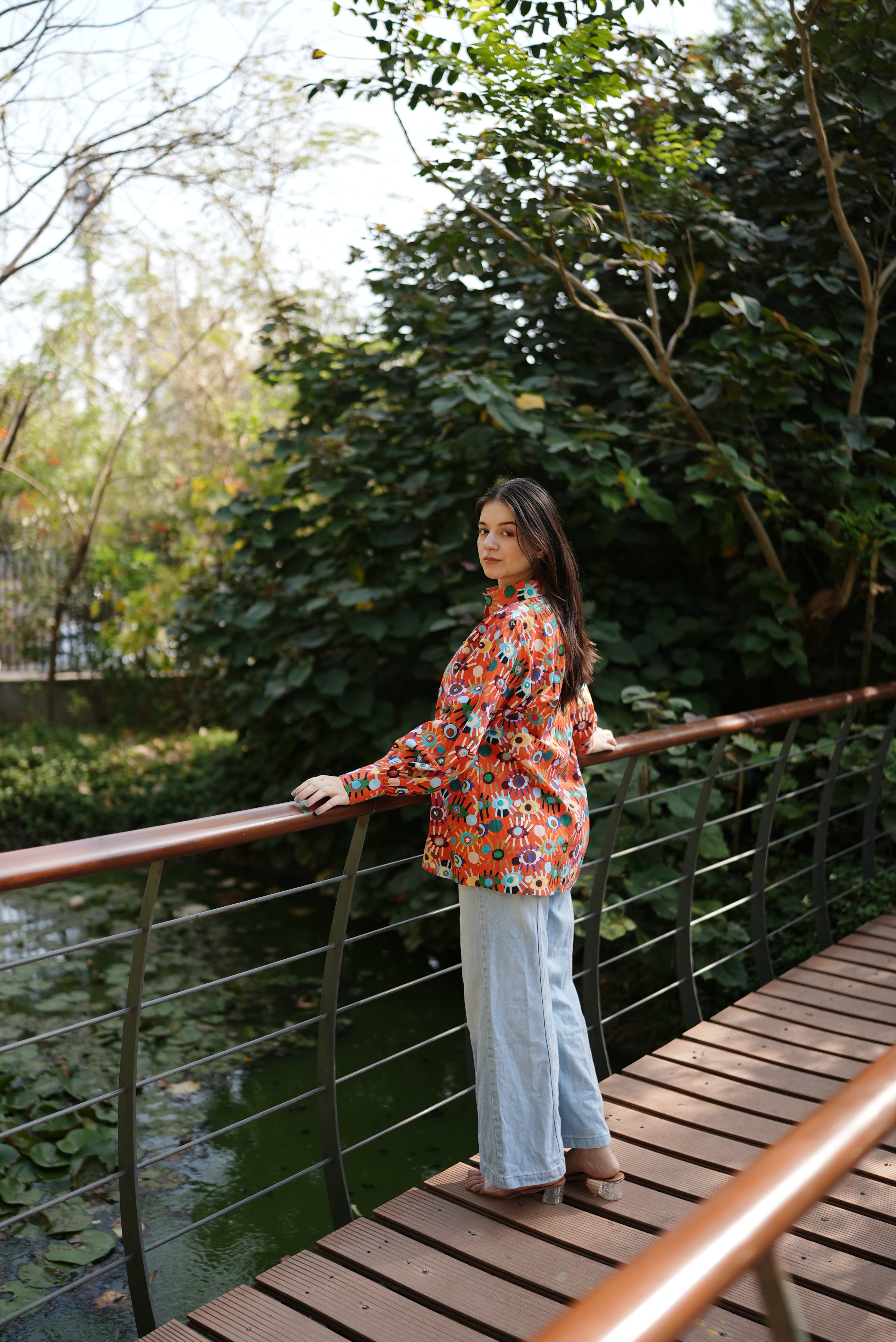 Garden Pop Cotton Shirt