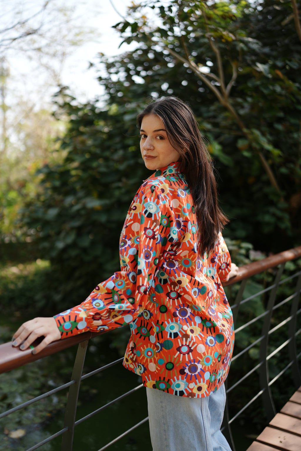 Garden Pop Cotton Shirt