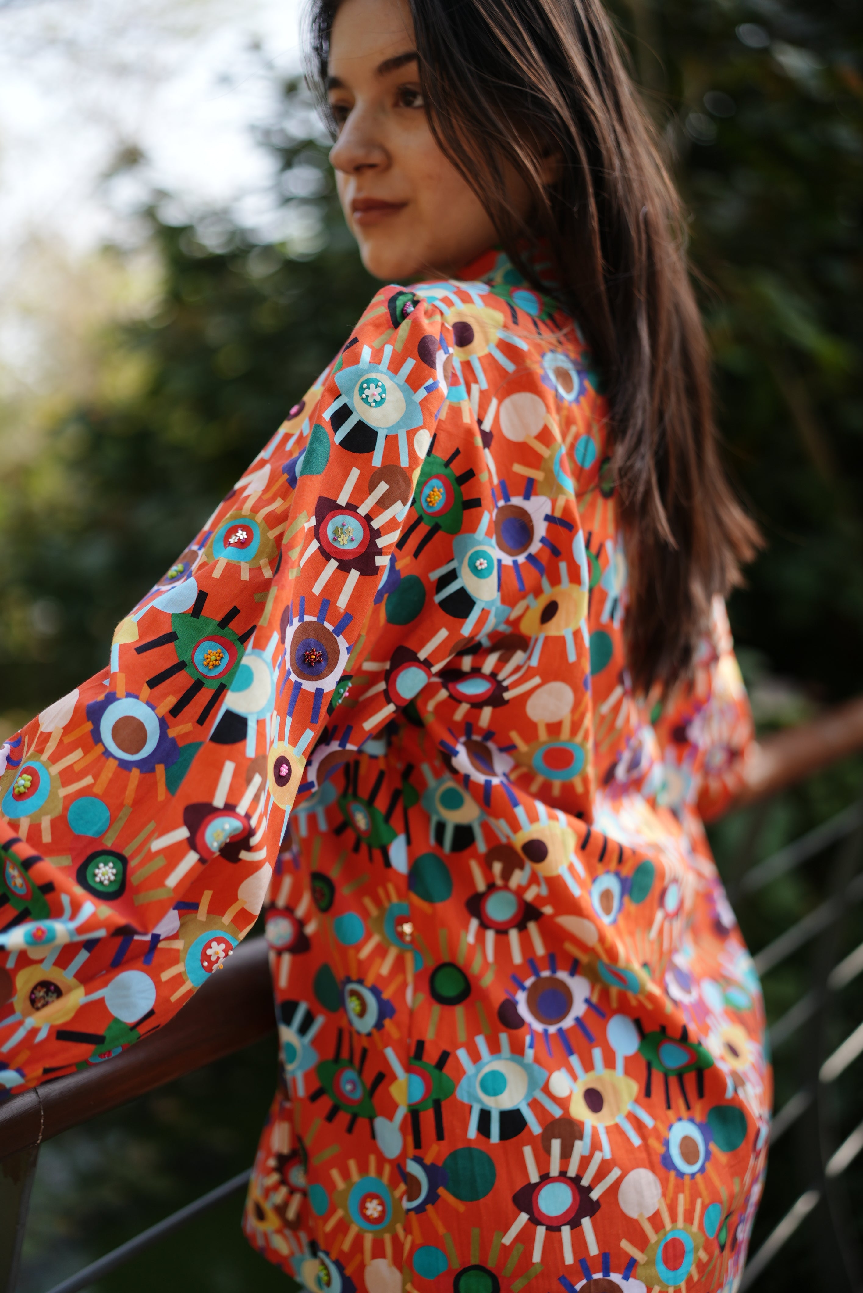 Garden Pop Cotton Shirt
