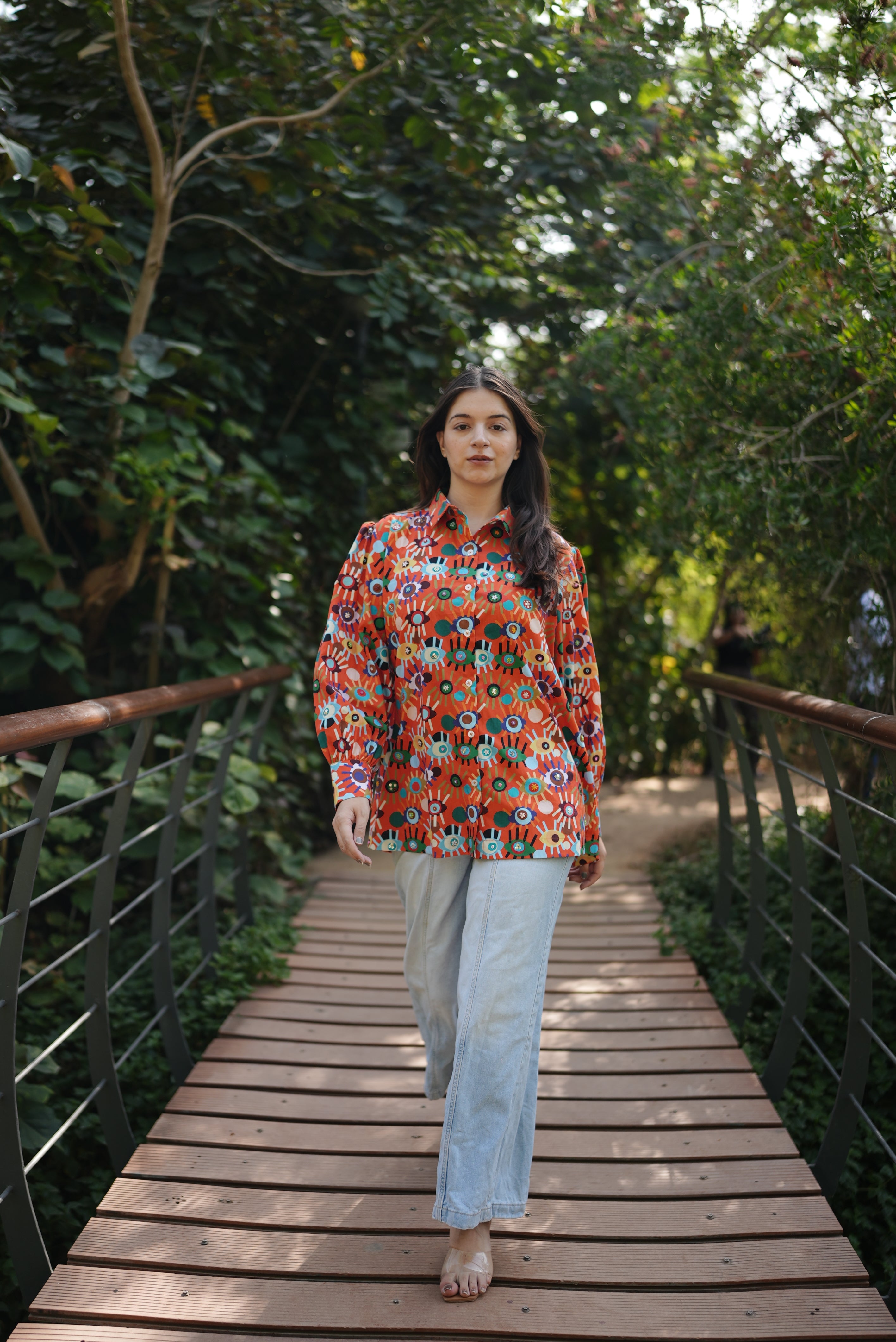 Garden Pop Cotton Shirt