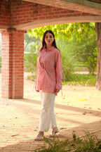 Candy Stripe Cotton Poplin Shirt