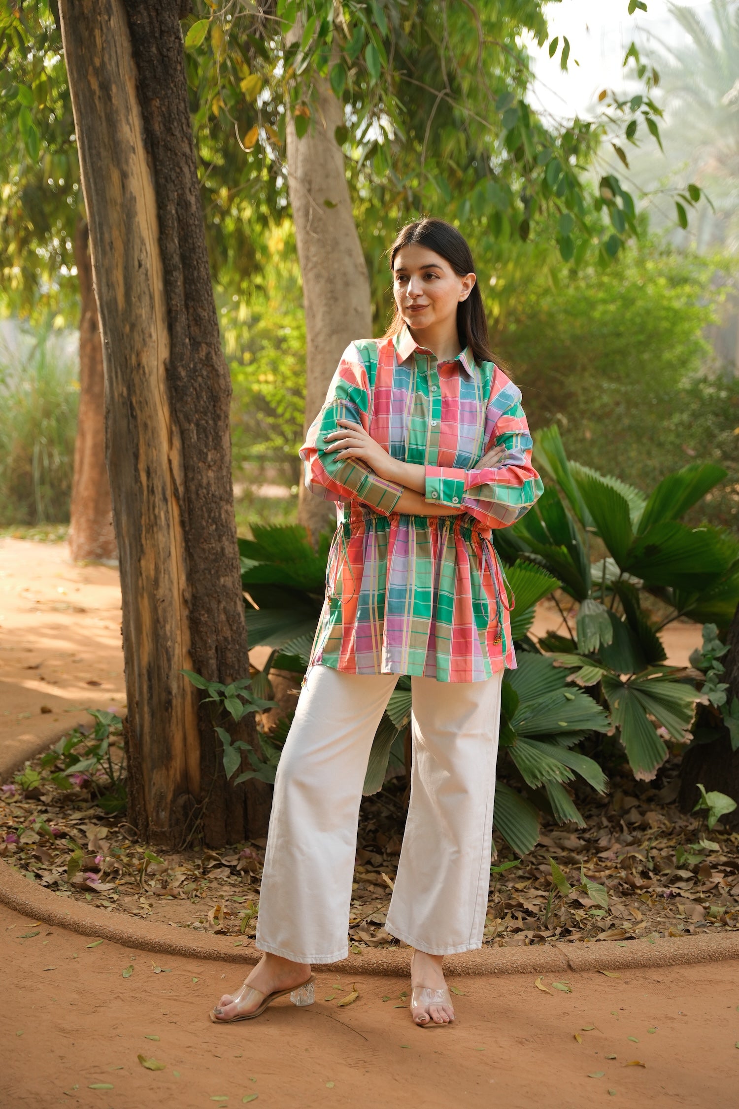 Sorbet Check Cotton Poplin Shirt