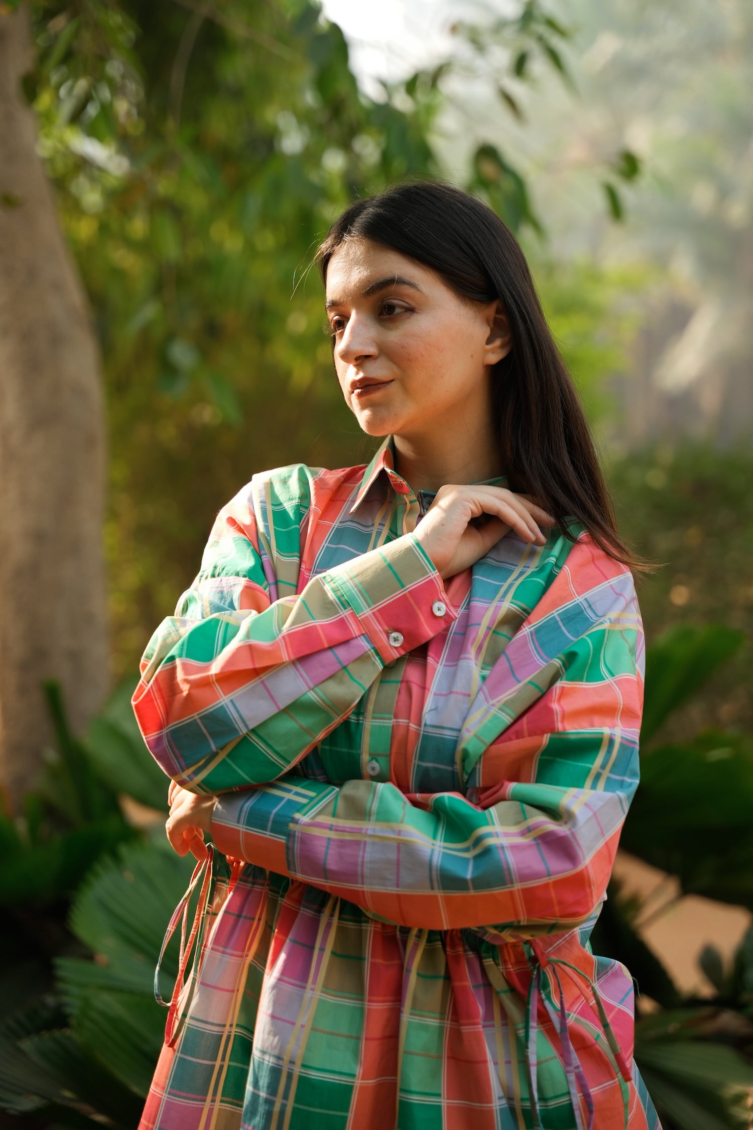 Sorbet Check Cotton Poplin Shirt