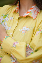 Sunbeam Floral Embroidered Cotton Shirt