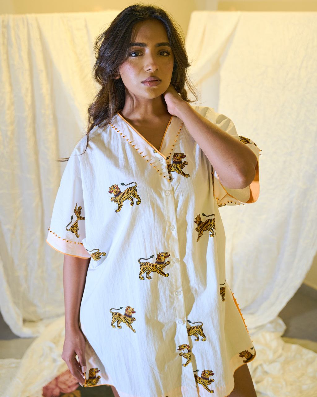 Short Cotton Short Dress