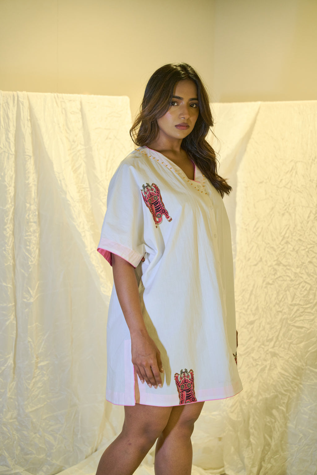 Cotton printed Short Dress