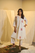 Cotton Kurta Set with Bead Work