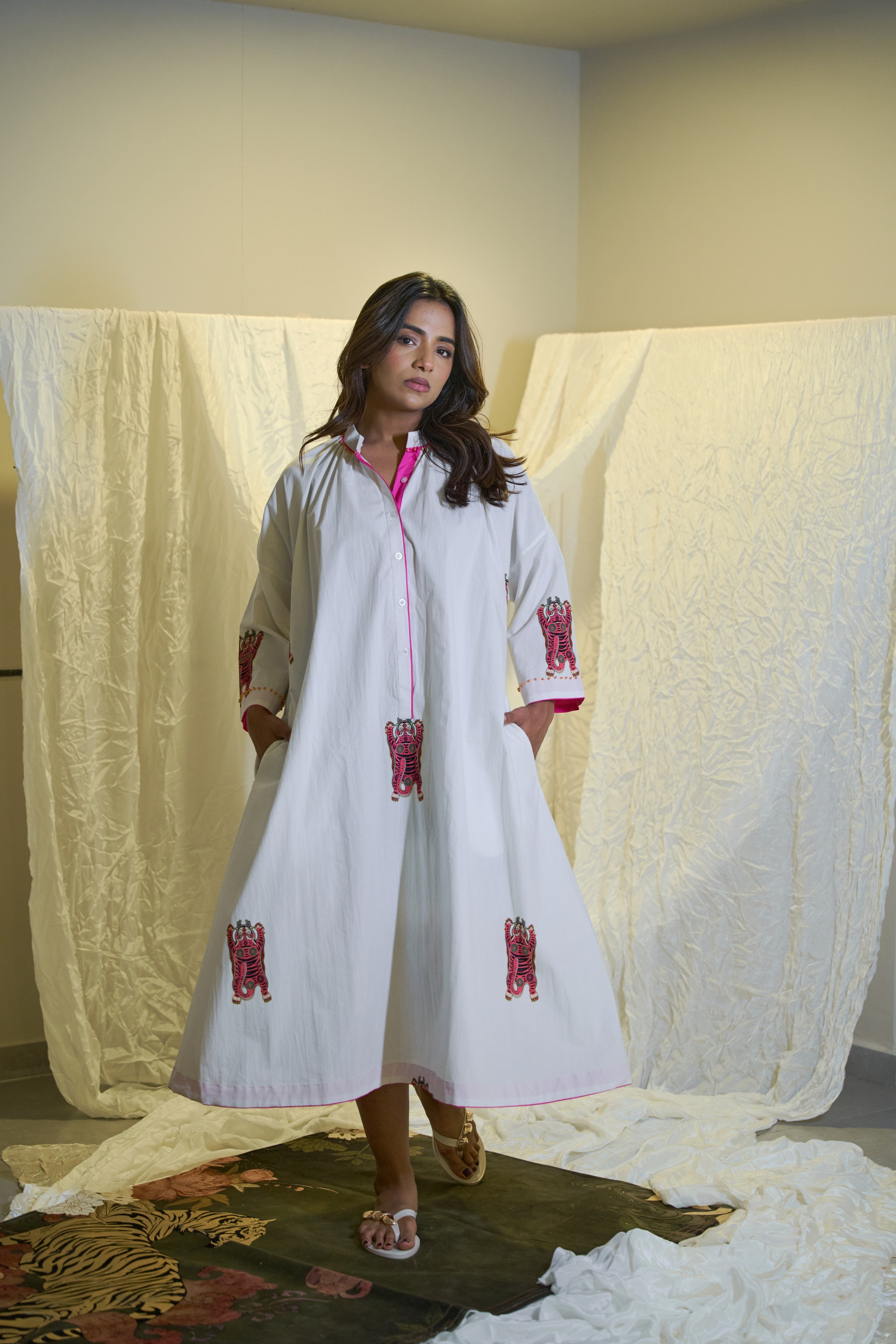 Rabbit Run Printed Cotton short Set