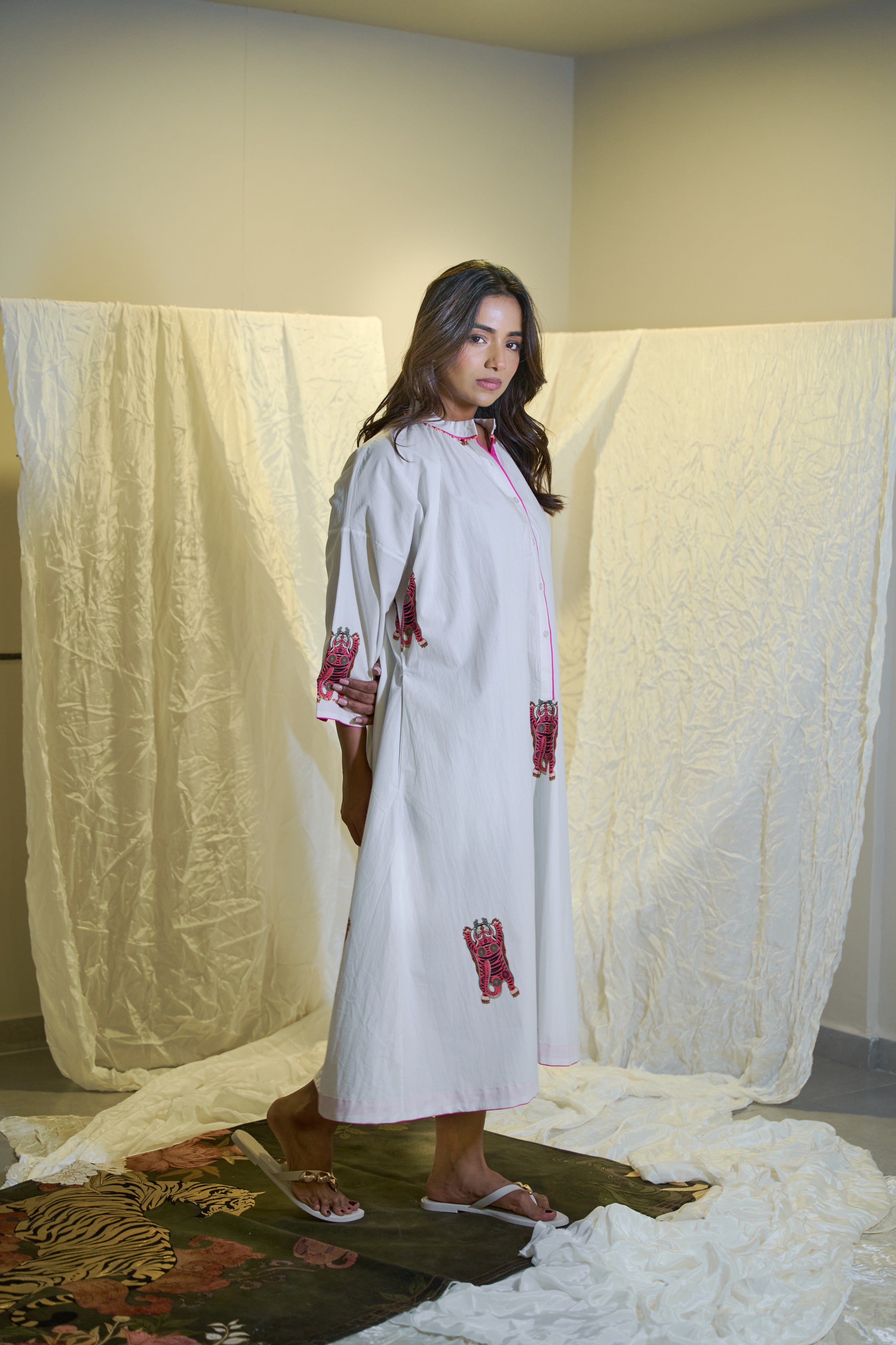 Rabbit Run Printed Cotton short Set