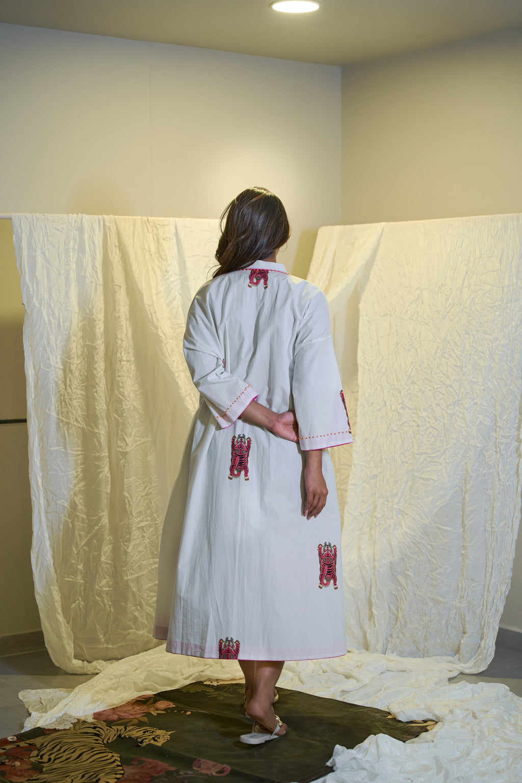 Rabbit Run Printed Cotton short Set