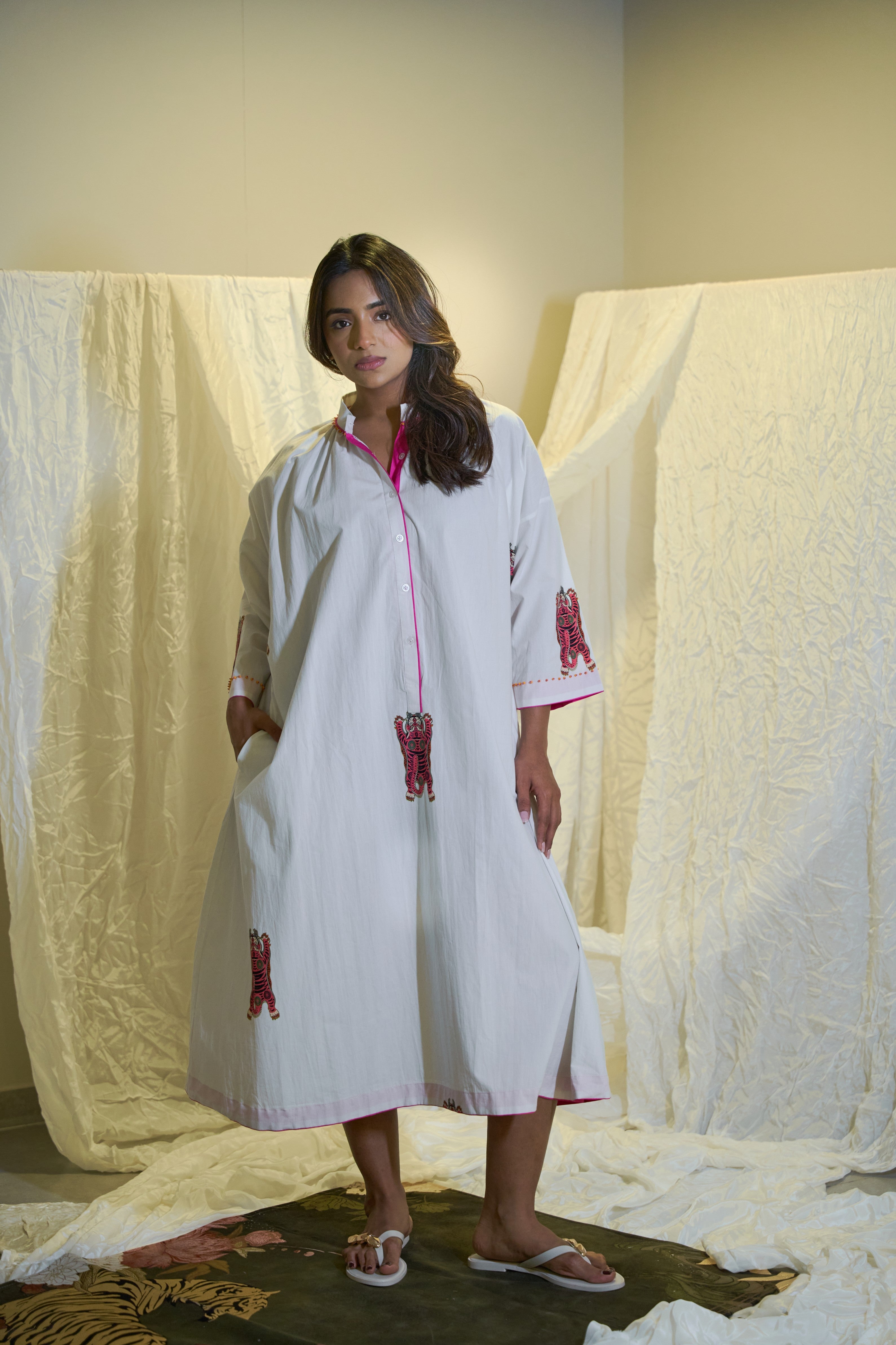 Rabbit Run Printed Cotton short Set