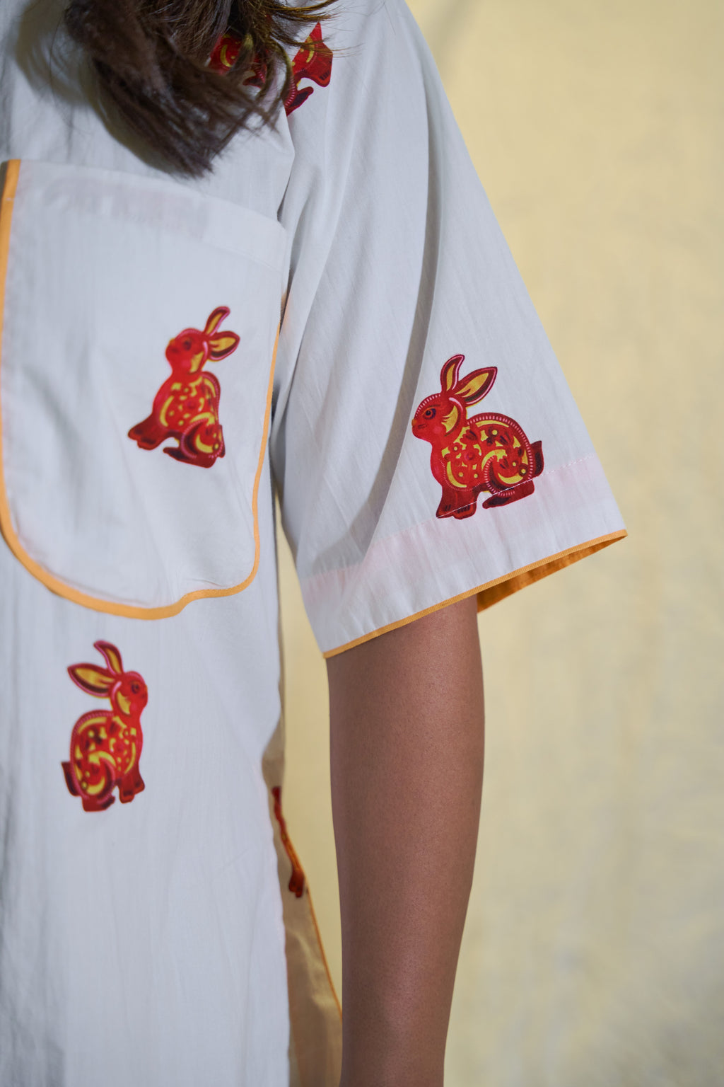 Rabbit Run Printed Cotton short Set